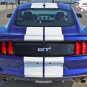 2015-2017 Ford Mustang Lemans Hood Racing Rally Stripes 3M Vinyl Graphic Decal S