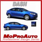 // DASH // 2016 Dodge Dart Lower Rocker Panel Side Stripes Decals Vinyl Graphics