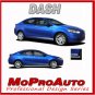 // DASH // 2016 Dodge Dart Lower Rocker Panel Side Stripes Decals Vinyl Graphics
