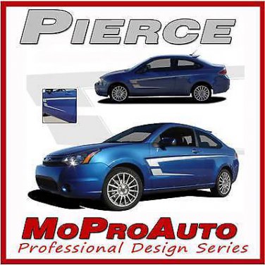 PIERCE Ford Focus Graphics Stripes - 3M Pro Vinyl Decals 2010 * 451