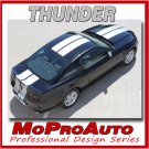 THUNDER 2013 Racing Rally Stripes Decals Graphics Pro 3M Vinyl RE Ford Mustang