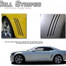 Gill Stripes Vinyl Side Quarter Vent Inserts Decals Graphics SS 2010-2013 Camaro