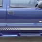 Lower Rocker Strobe Stripes Decal Graphics fits Ford Dodge Chevy Toyota Honda