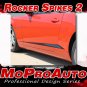 Camaro 2015 Lower Door Panel ROCKER SPIKE 2 Stripe 3M Vinyl Graphic Decal SS 2