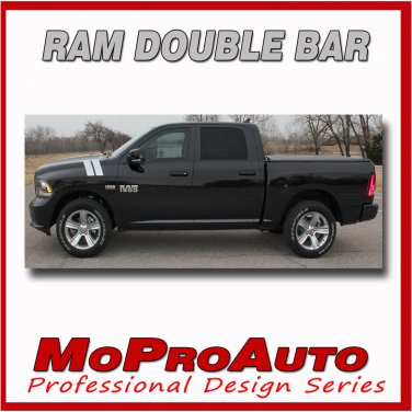 Dodge Ram Hood Hash Marks Vinyl Graphics Decals - 3M Pro Vinyl Stripes 2011 D20