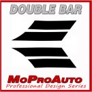 2010 Camaro Hood Fender Hash DOUBLE BAR Stripes Graphics Decals - 3M Vinyl 612