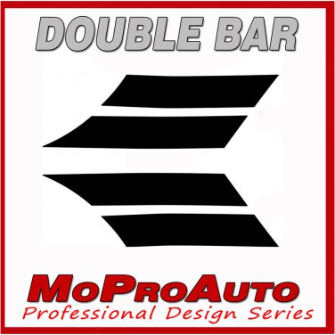 2010 Camaro Hood Fender Hash DOUBLE BAR Stripes Graphics Decals - 3M Vinyl 612