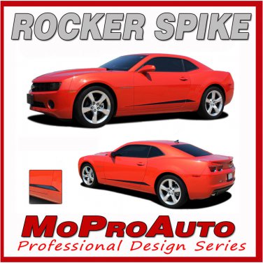 2011 Camaro Lower Door ROCKER SPIKE Side Stripes Graphics Decals - 3M Vinyl 200