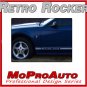 RETRO Mustang ROCKER - 3M Pro Vinyl Panel Stripes Decals Graphics 2004 995