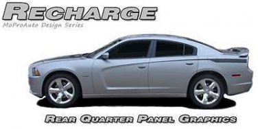 Rear Quarter Pro 3M Vinyl Stripes Decals Graphic 11 2012 2013 2014 Dodge Charger