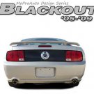 Rear Vinyl Trunk Blackout Decal 3M Premium Grade Graphic 2005-2009 Ford Mustang