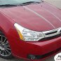 SWIFT Ford Focus Hood Graphics Decals Stripes Tat 2008 - Professional Vinyl 387