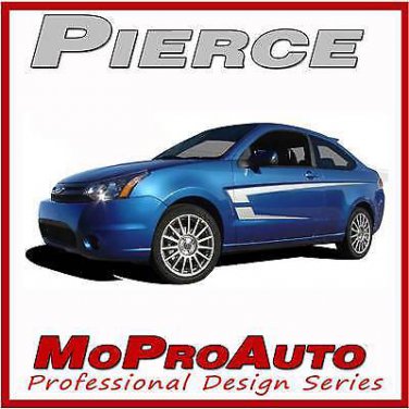 PIERCE Ford Focus Graphics - 3M Pro Vinyl Stripes Decals 2010 * 271