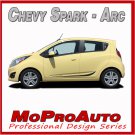 2015 Chevy Spark ARC Side Door Vinyl Graphics Stripes Pro Grade 3M Decals Kit P2