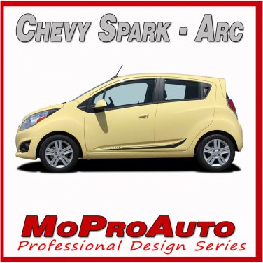 2015 Chevy Spark ARC Side Door Vinyl Graphics Stripes Pro Grade 3M Decals Kit P2