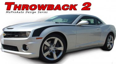 2014-2015 Chevy Camaro Throwback Hockey Stick Stripes Vinyl Graphic Decals SS RS