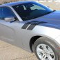 2015-2018 Dodge Charger Hood Hash DOUBLE BAR Side Decals Graphics 3M Pro Vinyl