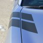 2015-2018 Dodge Charger Hood Hash DOUBLE BAR Side Decals Graphics 3M Pro Vinyl