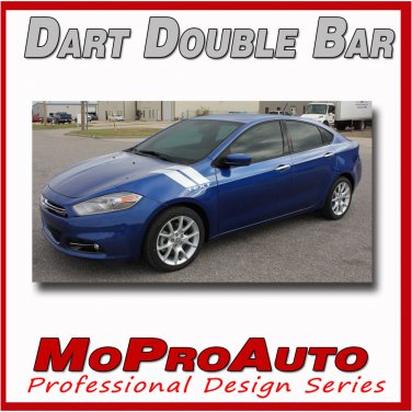 2013 2014 2015 2016 Dodge Dart SXT SE GT DOUBLE BAR Decals Stripe 3M Pro Vinyl