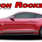 2015-2017 Ford Mustang STALLION ROCKER 2 Lower Door Vinyl Stripe Decals Graphic