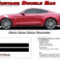 2015-2017 Mustang DOUBLE BAR Hood Fender Hash Mark Stripe Vinyl Graphic 3M Decal