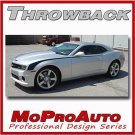 2010-2013 Chevy Camaro SS RS THROWBACK Side Decals Graphics 3M Pro Stripe PD1478