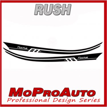 2016 FITS Hyundai Veloster / RUSH Side Vinyl Decals Stripes Graphics by PDS 09