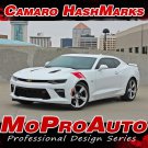 2017 2018 Camaro Hashmarks Hood Fender Vinyl HASH Stripes Graphics Decals SS LS