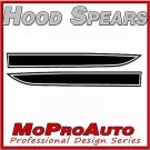 Mustang - 3M Pro Grade SOLID HOOD SPEARS Stripes Graphics Decals 2011 380