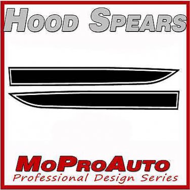 Mustang - 3M Pro Grade SOLID HOOD SPEARS Stripes Graphics Decals 2011 380