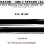 Mustang - 3M Pro Grade SOLID HOOD SPEARS Stripes Graphics Decals 2011 380
