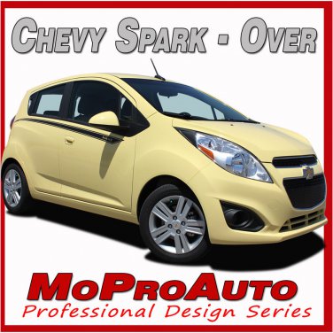 2015 Chevy SPARK OVER Side Door Vinyl Graphics Stripes Pro Grade 3M Decals  L46