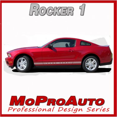 - 3M Pro Vinyl Mustang ROCKER PANEL 1 Stripes Decals Graphics * 2005 * 295