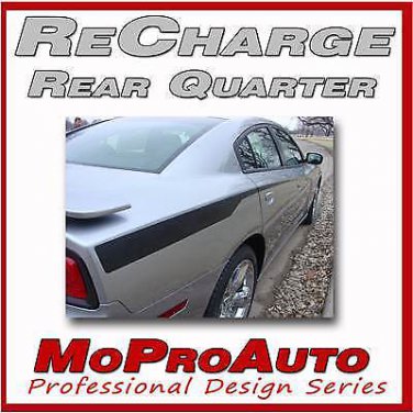 2013 RECHARGE QP Dodge Charger Side Stripes Decals Graphics - 3M Pro 208 Vinyl