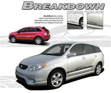 Breakdown Side Rocker Panel Vinyl Graphics Decal Stripes Dodge Ford Chevy Toyota