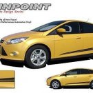 PinPoint Lower Side Rocker Panel Stripe Vinyl Graphic Decal 2012-2017 Ford Focus