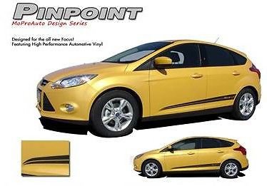 PinPoint Lower Side Rocker Panel Stripe Vinyl Graphic Decal 2012-2017 Ford Focus