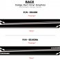 Race Lower Rocker Panel Side Decals Vinyl Graphic SE RT SXT 2013-2016 Dodge Dart