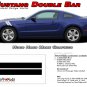 2013-2014 Mustang DOUBLE BAR Hood Fender Hash Mark Stripe 3M Vinyl Graphic Decal