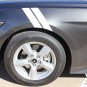 2013-2014 Mustang DOUBLE BAR Hood Fender Hash Mark Stripe 3M Vinyl Graphic Decal