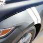 2013-2014 Mustang DOUBLE BAR Hood Fender Hash Mark Stripe 3M Vinyl Graphic Decal