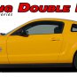 2005-2009 Mustang DOUBLE BAR Hood Fender Hash Mark Stripe Vinyl Graphic Decal