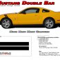 2005-2009 Mustang DOUBLE BAR Hood Fender Hash Mark Stripe Vinyl Graphic Decal