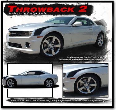 2014-2015 Chevy Camaro SS RS THROWBACK Side Decals Graphics 3M Pro Stripe PD2432