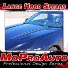 2015 2016 2017 Ford Mustang GT V6 HOOD SPEARS Decals Stripe 3M Pro Series Vinyl