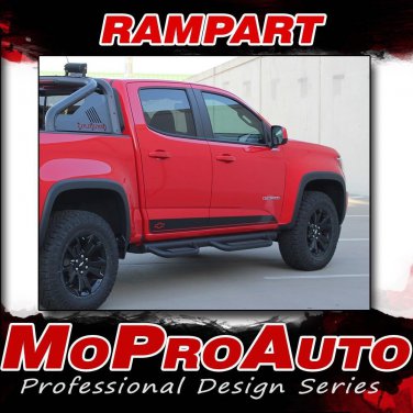 2018 Chevy Colorado RAMPART Lower Rocker Panel Vinyl Graphic 3M Stripe Decals M5