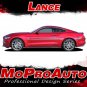 LANCE Mid Door Body Panel Vinyl Stripe 3M Decals Graphic 2015-2016 Ford Mustang