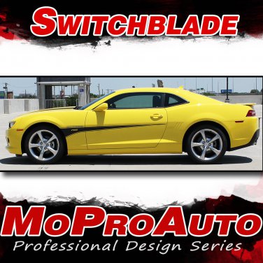2014 Camaro Blade Hood Spike Side Spear 3M Vinyl Decals Stripes Graphic - F677
