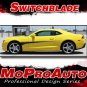 2014 Camaro Blade Hood Spike Side Spear 3M Vinyl Decals Stripes Graphic - F677
