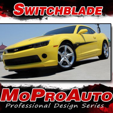 2012 Camaro Blade Hood Spike Side Spear 3M Vinyl Decals Stripes Graphic - C877
